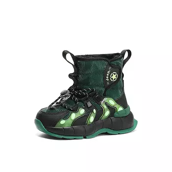 Детские ботинки Детские черные Jeep, зеленый