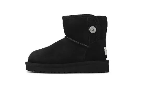 Детские ботинки Детские черные Ugg, черный