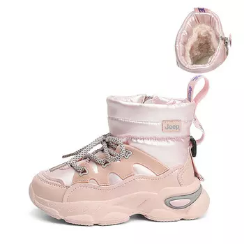 Детские ботинки Детские розовые Jeep, розовый