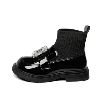 Детские" Ботинки Детские Snoffy, черный