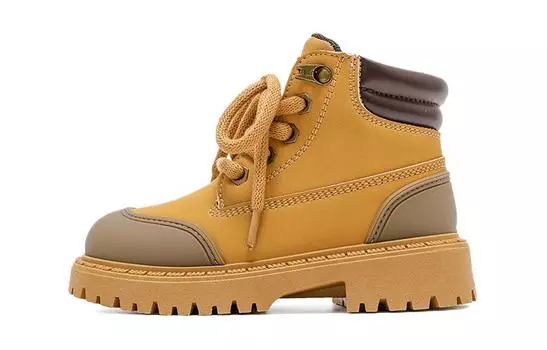 Детские ботинки для детей Bobdog, цвет Tobacco/grape purple