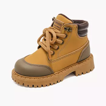 Детские ботинки для детей Bobdog, цвет Tobacco/grape purple