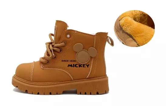 Детские ботинки для детей Disney, черный