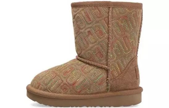 Детские ботинки для детей Ugg, коричневый