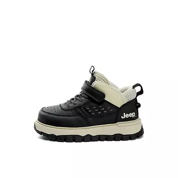 Детские ботинки Kids бежевый Jeep, черный/бежевый