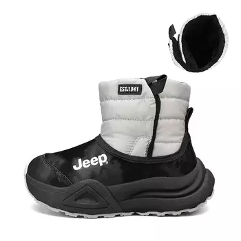 Детские ботинки Kids Grey Jeep, черный/серый