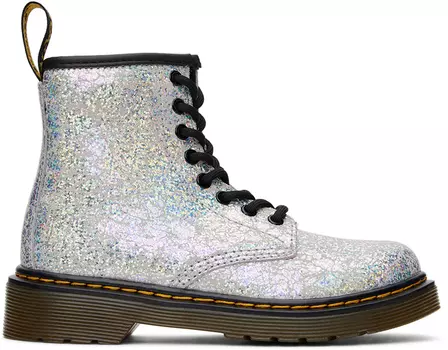 Детские ботинки Silver 1460 Crinkle Big Kids Dr. Martens