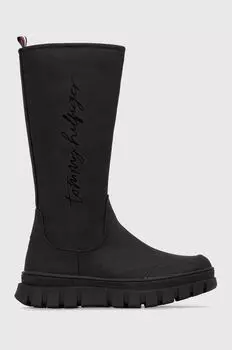 Детские ботинки Tommy Hilfiger, черный