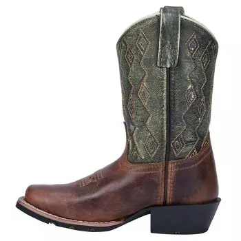 Детские ботинки в стиле вестерн Dan Post Teddy, цвет Rust Green