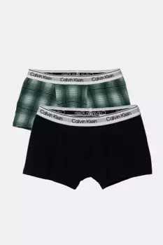 Детские боксеры 2 упаковки Calvin Klein Underwear, зеленый