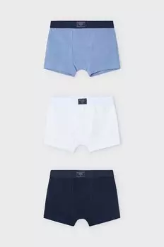 Детские боксеры, 3 шт. Mayoral, синий