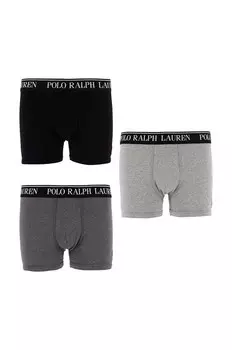 Детские боксеры, 3 шт. Polo Ralph Lauren, серый