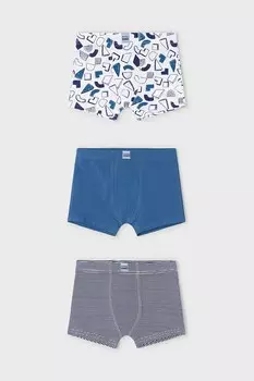 Детские боксеры, 3 шт. в упаковке Mayoral, синий