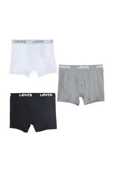 Детские боксеры 3 упаковки Levi's, белый