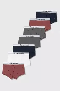 Детские боксеры Abercrombie & Fitch, 7 шт., бордовый