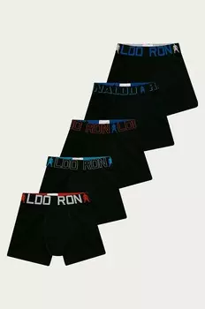 Детские боксеры CR7 Cristiano Ronaldo (5 шт.), черный