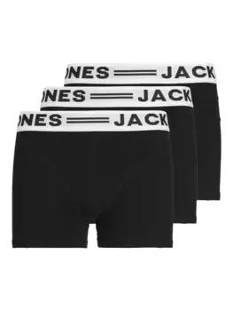 Детские боксеры Jack & Jones "SENSE TRUNKS 3-PACK NOOS" (упаковка, 3 шт.) Jack & Jones Junior, черный