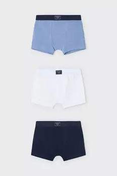 Детские боксеры Mayoral, 3 пары, синий