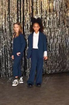 Детские брюки А401 Patrizia Pepe, темно-синий