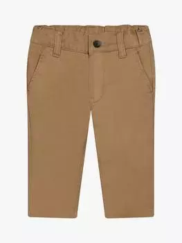 Детские брюки-чино boss HUGO BOSS, цвет Cookie