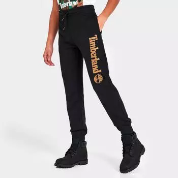 Детские брюки-джоггеры с логотипом Timberland, черный