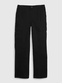 Детские брюки-карго Gap, черный