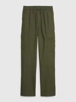 Детские брюки-карго Gap, зеленый