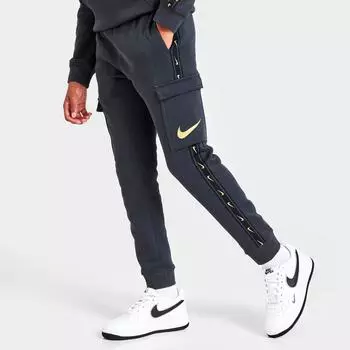 Детские брюки карго из флиса Nike Sportswear Repeat, черный