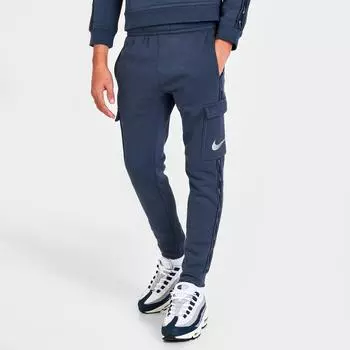 Детские брюки карго из флиса Nike Sportswear Repeat, синий