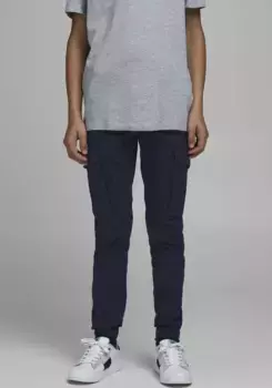 Детские брюки-карго Jack & Jones "JPSTPAUL JJFLAKE AKM 542 NAVY NOOS JNR" Jack & Jones Junior, синий