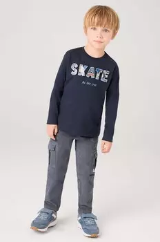 Детские брюки карго Mayoral штрукс, серый