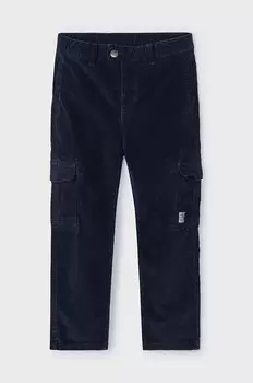 Детские брюки карго Mayoral штрукс, темно-синий