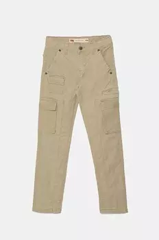 Детские брюки Levi's REGULAR TAPER CARGO, бежевый
