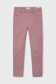 Детские брюки Mayoral, розовый