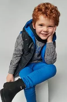 Детские брюки Мягкие брюки приталенного кроя Mayoral, темно-синий