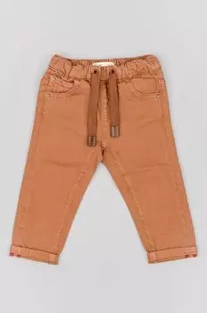 Детские брюки на молнии Zippy, коричневый