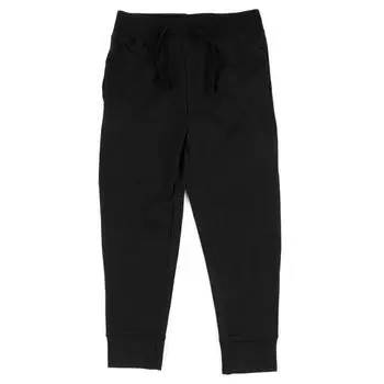Детские брюки на шнурке Leveret, нейтральный однотонный цвет Leveret, черный