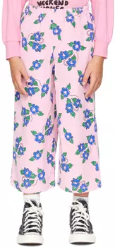Детские брюки с розовым цветком Weekend House Kids