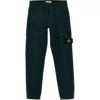 Детские брюки Stone Island, зеленый