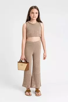 Детские брюки Twinset, бежевый