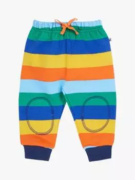 Детские брюки в полоску из органического хлопка snuggle crawler в обтяжку Frugi, разноцветный