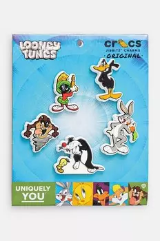 Детские булавки для обуви x Looney Tunes, 5 шт. Crocs, мультиколор