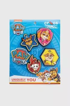 Детские булавки для обуви x Paw Patrol 5 шт. Crocs, мультиколор