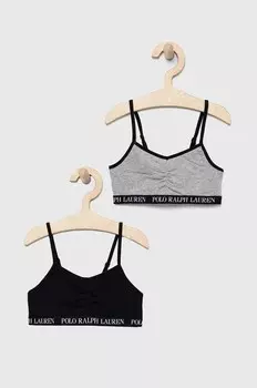 Детские бюстгальтеры Polo Ralph Lauren, 2 шт., черный