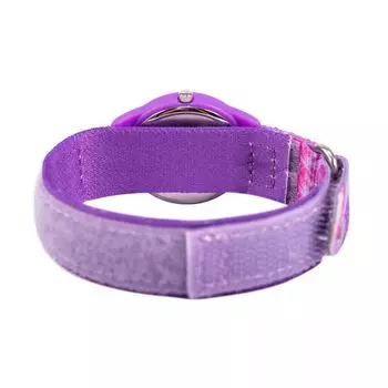 Детские часы Encanto Isabela из фиолетового пластика Time Teacher Disney