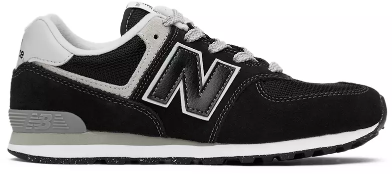 Детские черные 574 Core Большие детские кроссовки New Balance