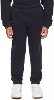 Детские черные эластичные спортивные штаны ERL