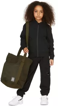 Детские черные базовые брюки для отдыха C.P. Company Kids