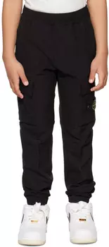 Детские черные брюки 30612 Stone Island Junior
