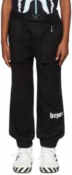 Детские черные брюки для скалолазания BAPE